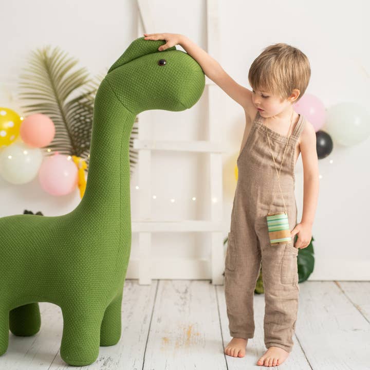 Crochetts - Wholesale Stuffed/Plush Toy - Kids & Baby - 100% COTTON PLUSH DINOSAUR MAXI2