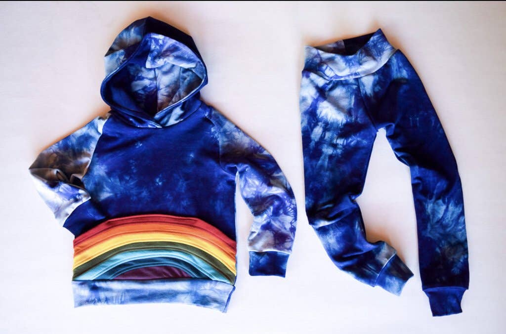 Rainbow Waters - Wholesale Fashion Leggings - Kids - Azul | Bamboo Leggings | Organic10