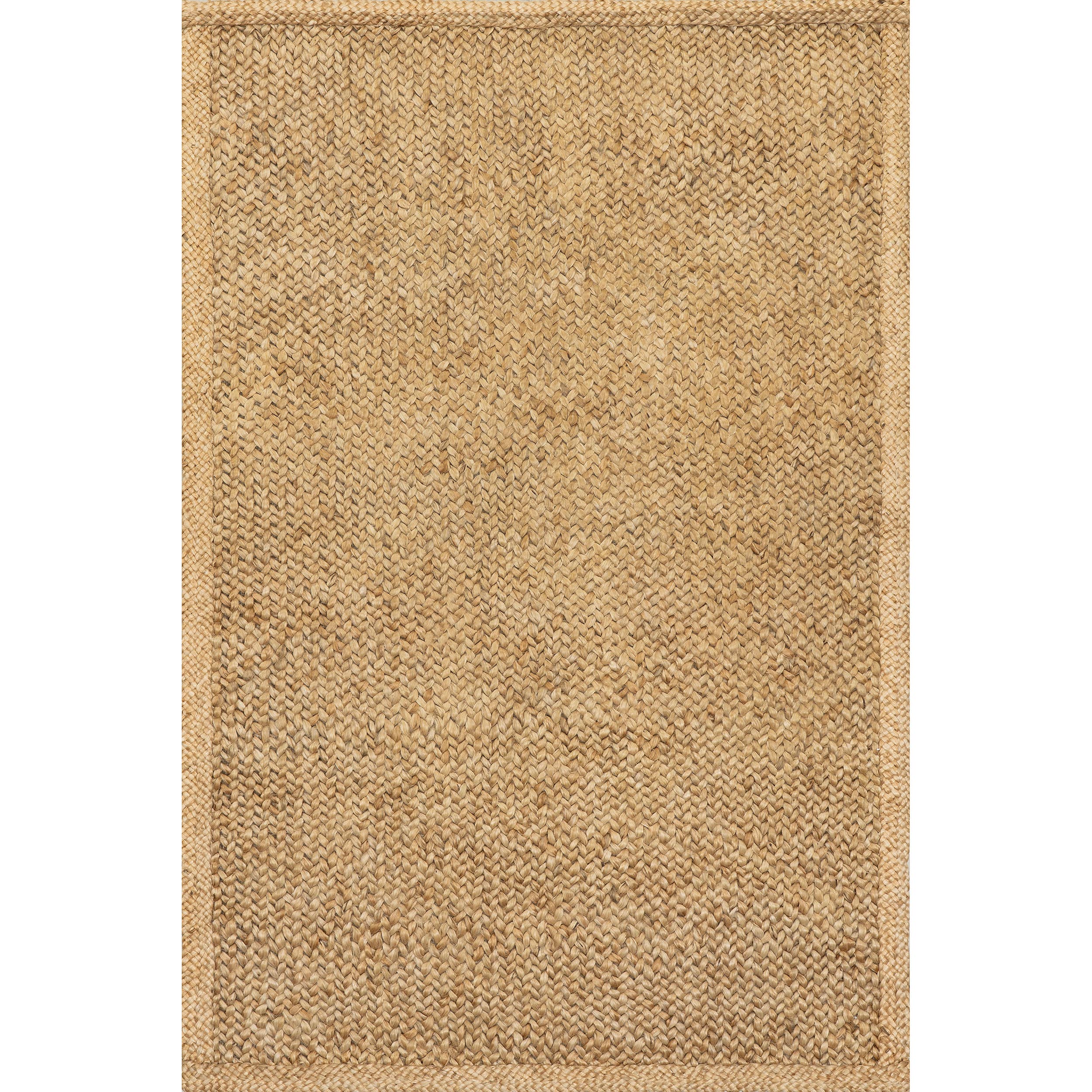Natural Willow Bordered Jute Area Rug for wholesale on Faire1
