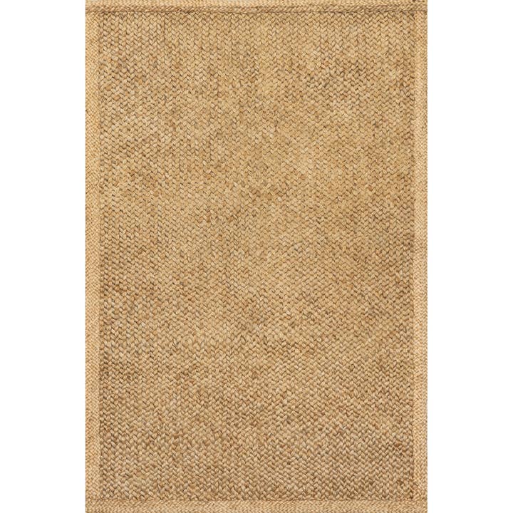 Natural Willow Bordered Jute Area Rug for wholesale on Faire1
