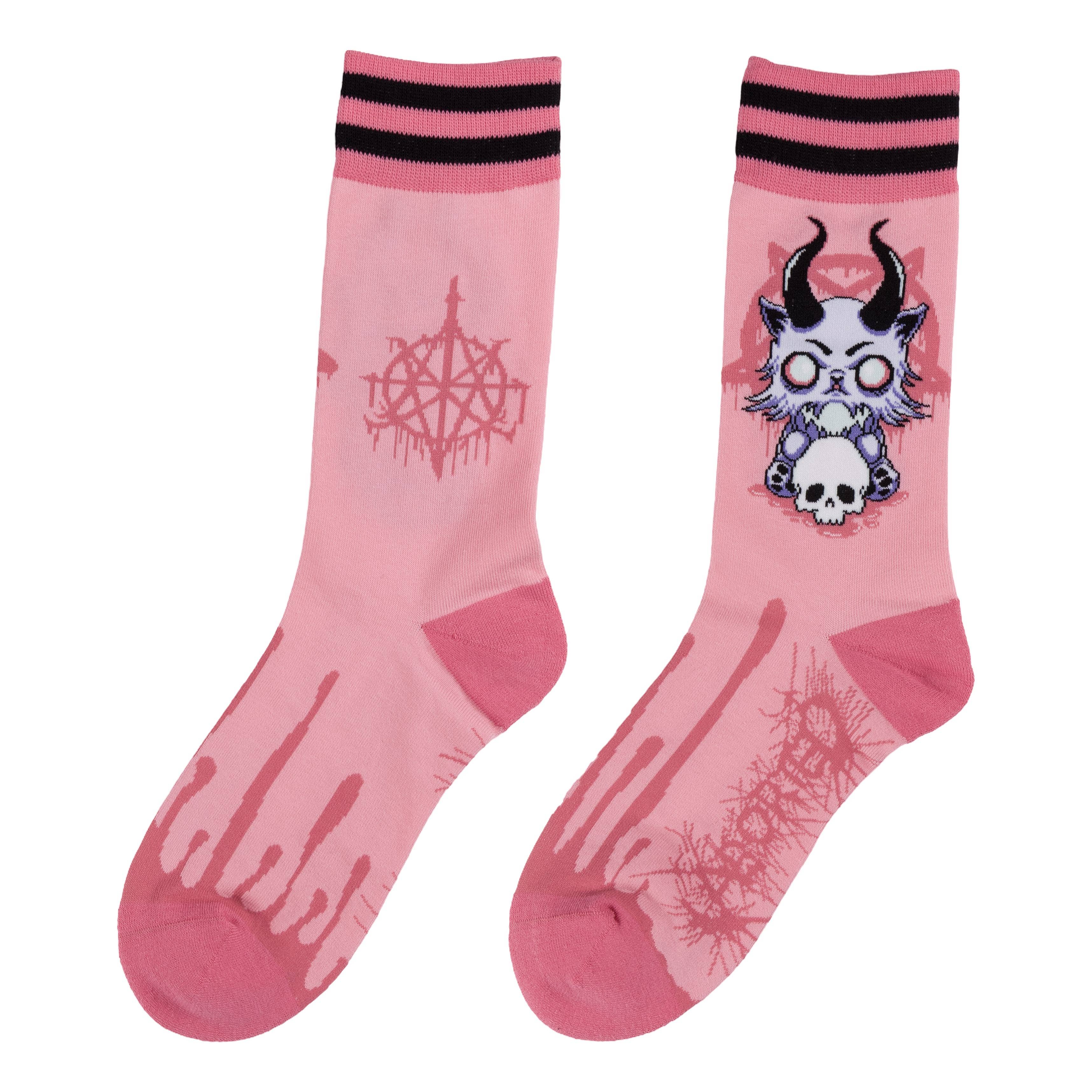 FootClothes LLC – wholesale Socks – Unisex – FootClothes x Aborted Bubblegum Death Kitty1