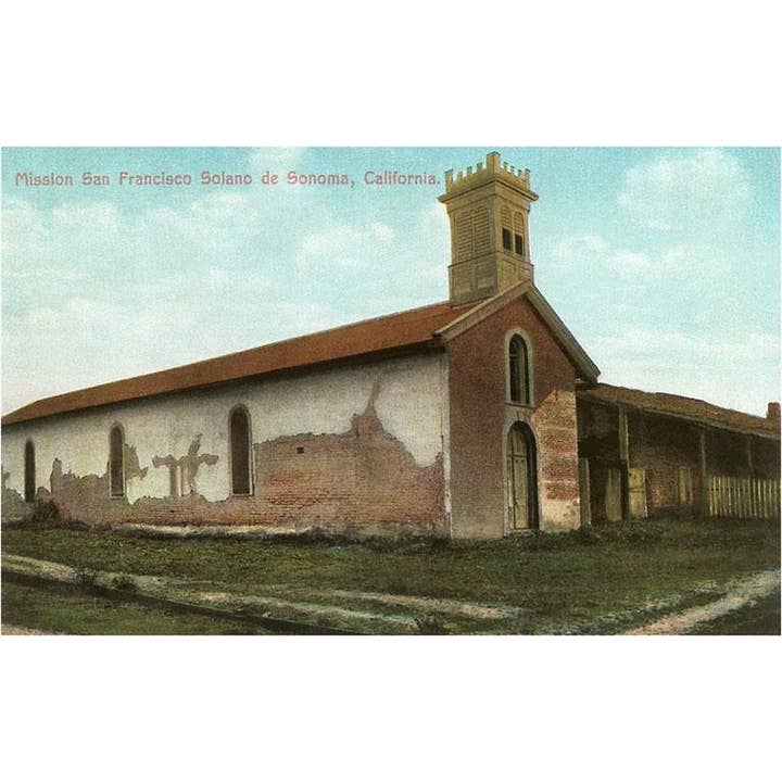 Found Image Press - Wholesale Magnet - Magnet BA-148 Sonoma Mission, California