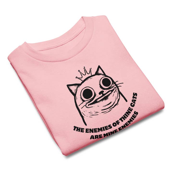 The Enemies of Thine Cats are Mine Enemies | Youth Tee for wholesale by Jolly & Goode