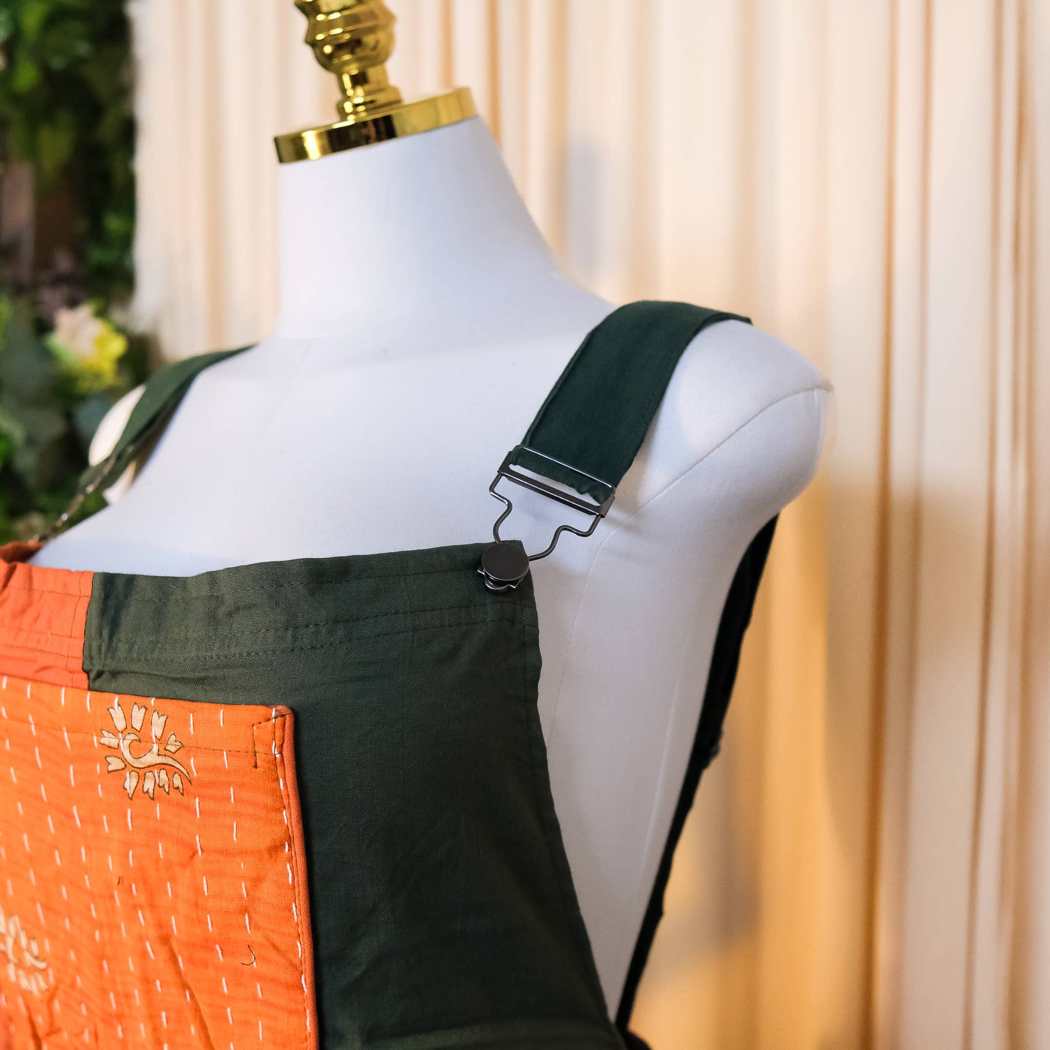 Karma Nepal Crafts - Wholesale Jumpsuit - Women's - Kantha Patchwork Boho Bell Bottom Jumpsuit 2