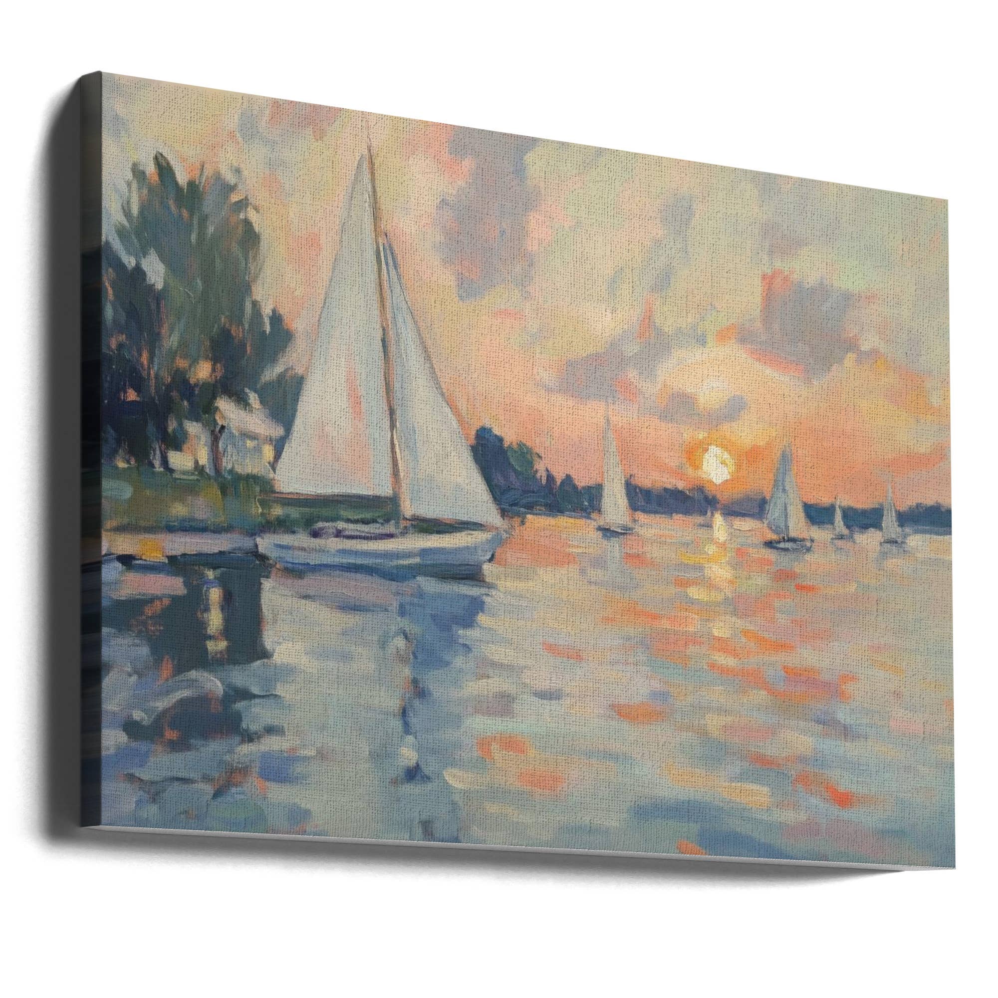 Ready2hangart, Inc. - Vente Affiche d'art - Art mural "Voiliers en mer"4