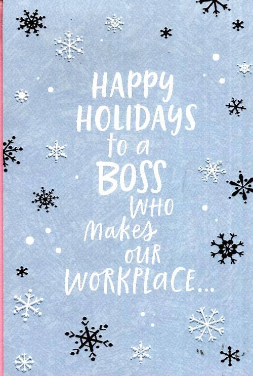 DICKENS INC. - Wholesale Christmas Card - Christmas Boss | AGTC | SM | 70500450