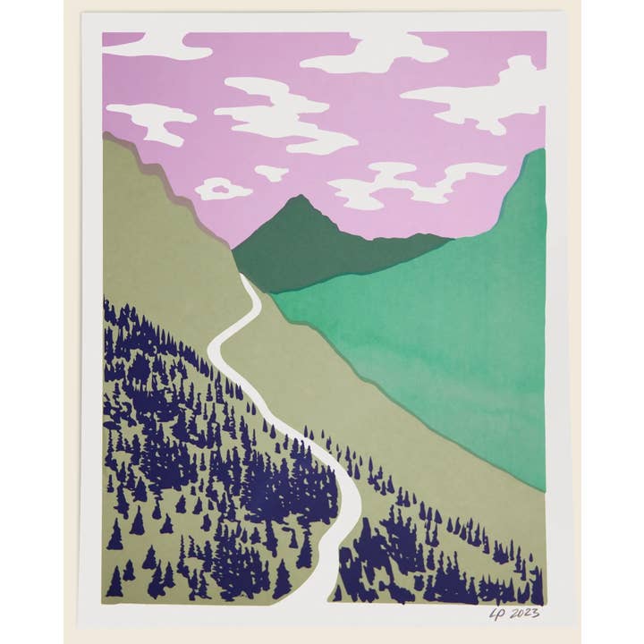 Lonely Palm Ranch - Wholesale Art Print - Art Print Mountains