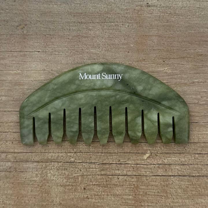 Mount Sunny - Wholesale Gua Sha Tool - Jade Scalp Guasha Tool1