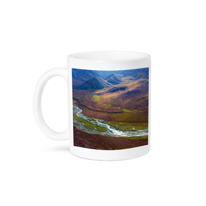 3dRose - Wholesale Coffee Mug - 3dRose, Alaska, Brooks Range, Arctic NWR. Mountains and Ivishak River., Mug8