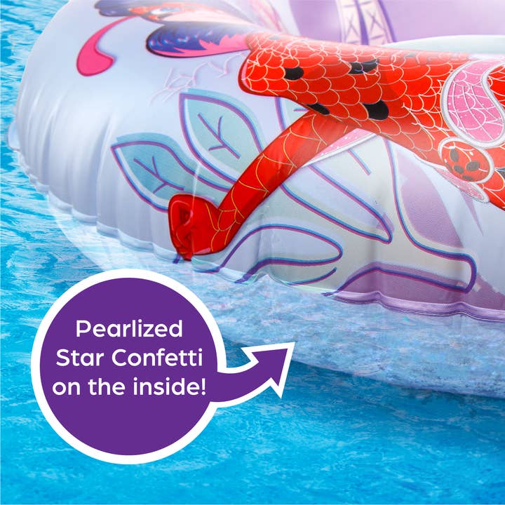 Mighty Mojo Toys - Wholesale Inflatables - Miraculous Pool Float - Purple With Star Confetti4