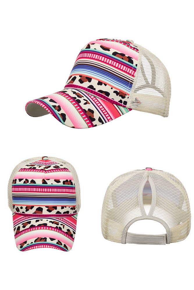 UNISHE - Wholesale Trucker Hat - Women's - Aztec Western Baseball Cap MOQ 3pcs ZMM0101