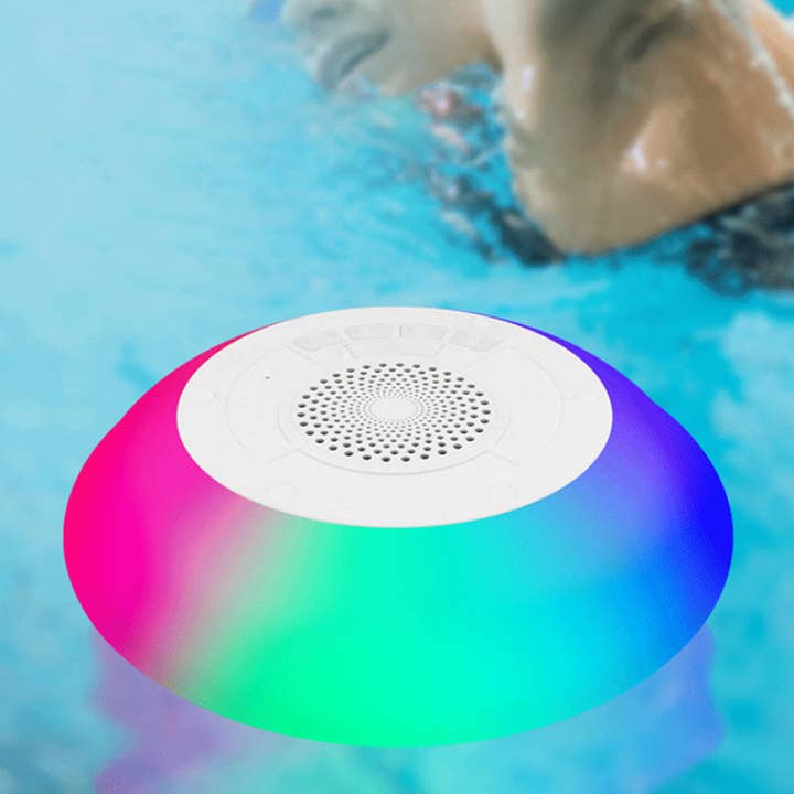 Floatilla Bluetooth LED Enabled Waterproof Speaker For Pools And Outdoors for wholesale by Giniverse108