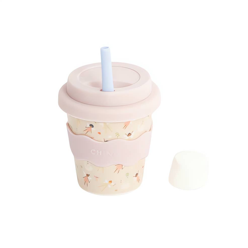 Chino Club UK – wholesale Drinking glass/cup – Kids & Baby – Fairy Babychino Cup 4oz (Straws Sold Separately)