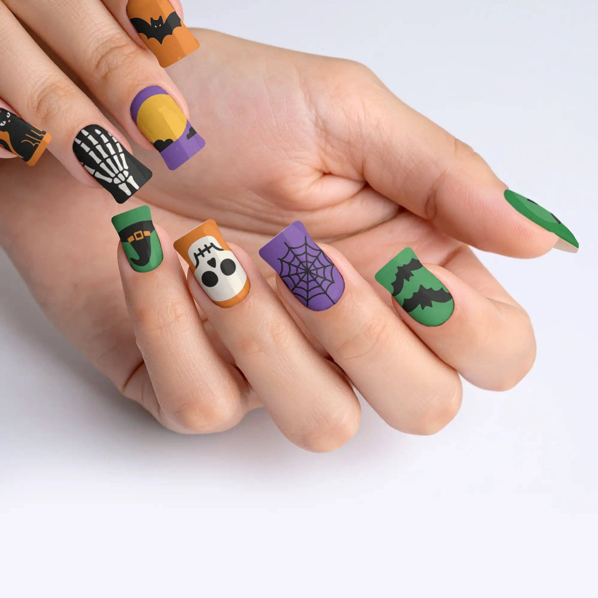 FYNE BODY - Wholesale Press-on/fake nails - Eclipse Enchantment Black Halloween Press-On Nails21