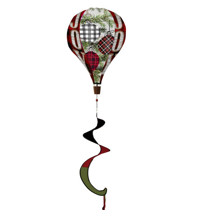 Patroonversierde heteluchtballonspinner voor wholesale door Briarwood Lane