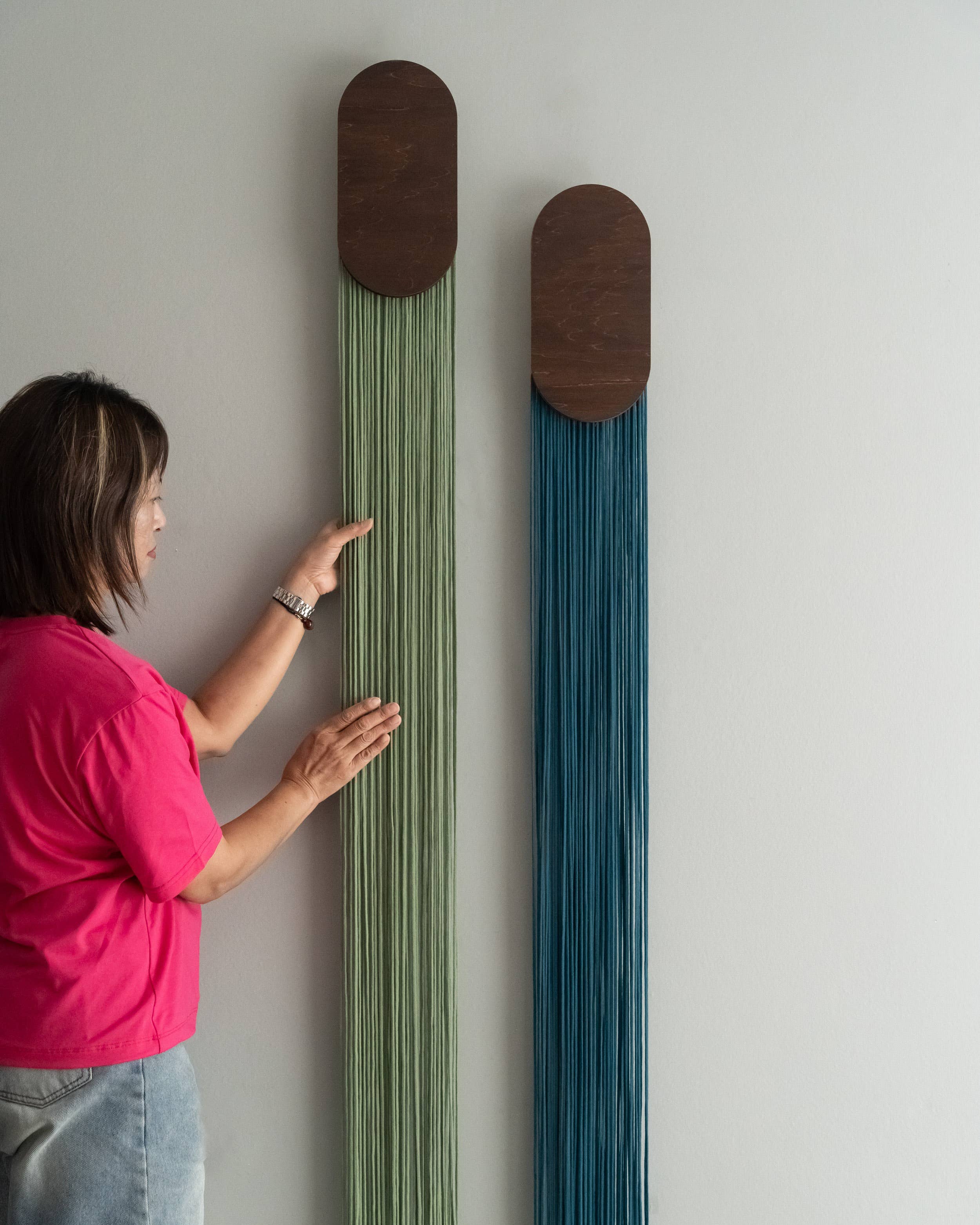 MinhandBros - Wholesale Wall Art Set - Fiber Wall Hanging for Minimalist and Farmhouse Decor
 V8416