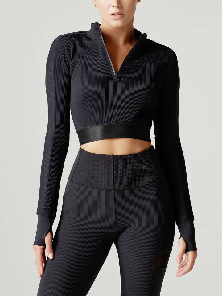 PARTE SUPERIOR ACANALADA DIRECCIONAL para venta al por mayor de Blanc Noir