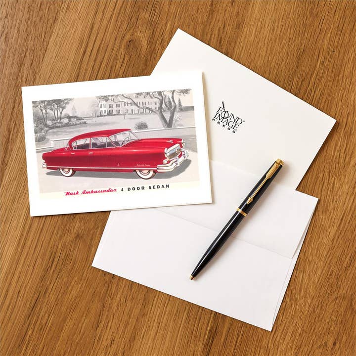 Found Image Press - Wholesale Stationery/Notecard Set - Greeting Card KE-10 Nash Ambassador Sedan1