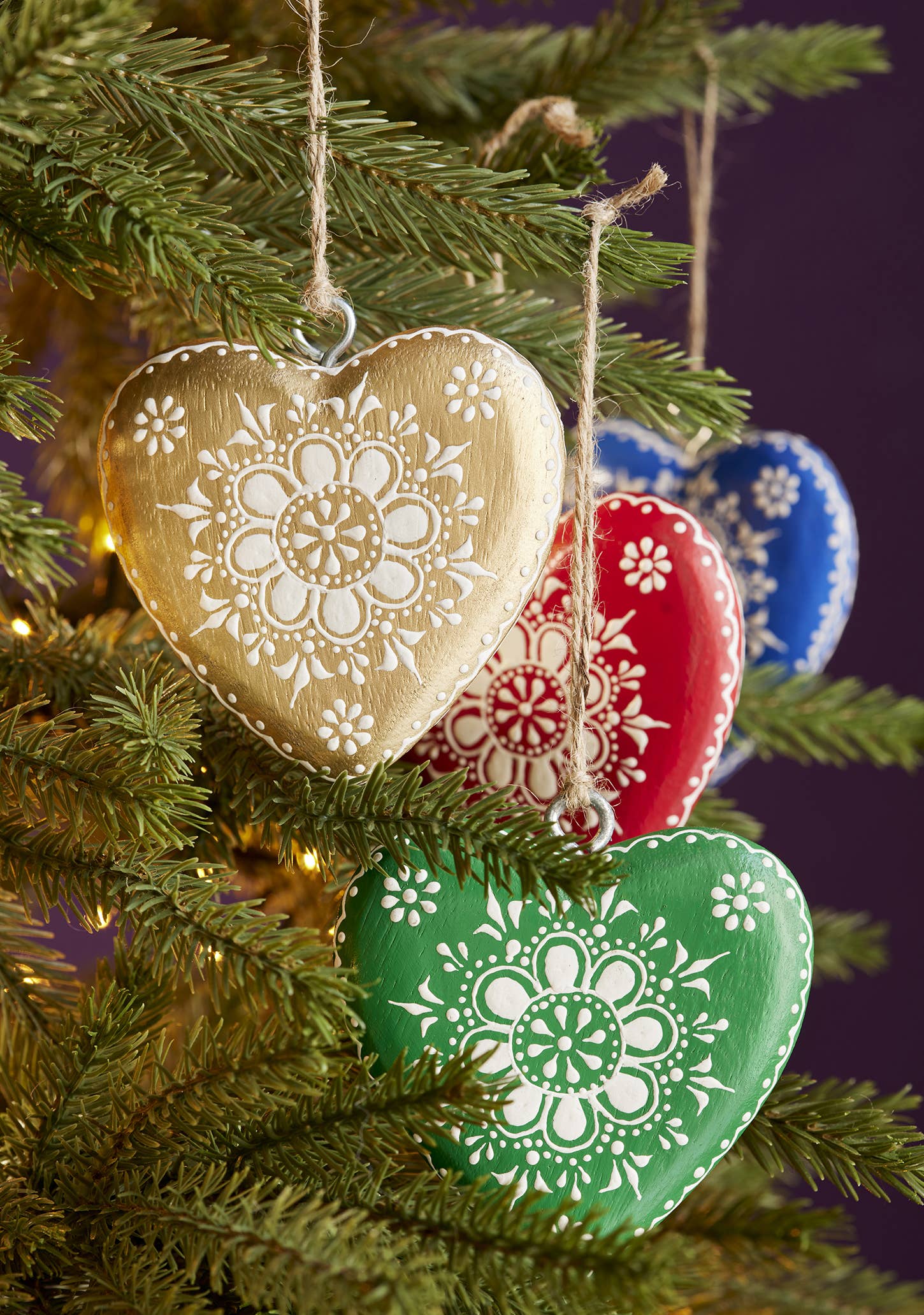 Namaste – wholesale Ornament – Heart decoration, handpainted wood0