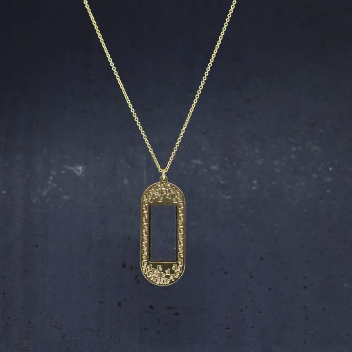 Collier JOYA OCEAN doré pour la vente par Little Etincelle