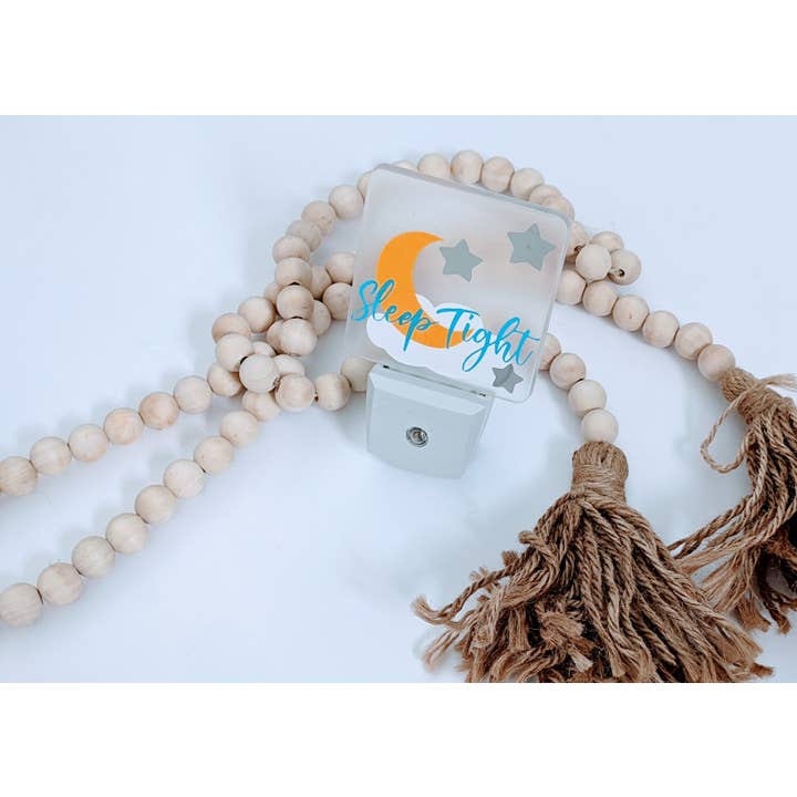 Luz nocturna Sleep Tight, luz para guardería de luna y estrellas para venta al por mayor de Hunter Kouture