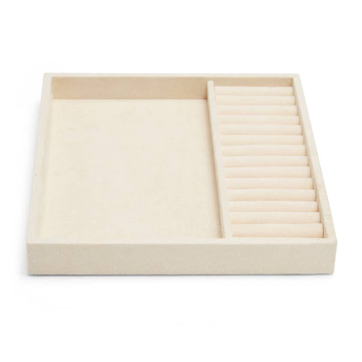 Vault Half Insert - Ring Multi Compartment - Beige for wholesale by WOLF UK