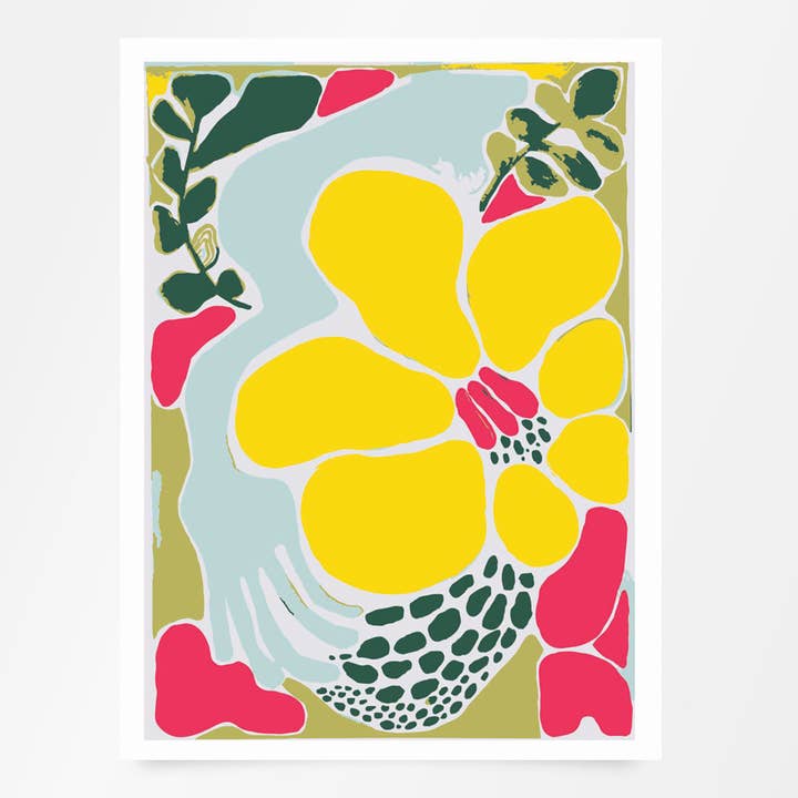 Tropical Tulum Art Print for wholesale by Fitz Farm Art