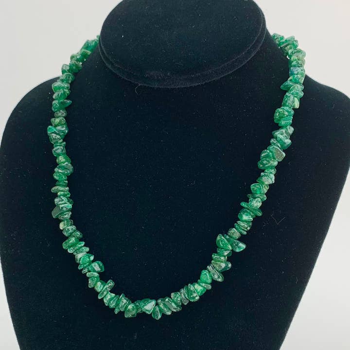 Gargantilla con chips de piedras preciosas de 18 pulgadas con cierre de mosquetón | India para venta al por mayor de Pelham Grayson Rose