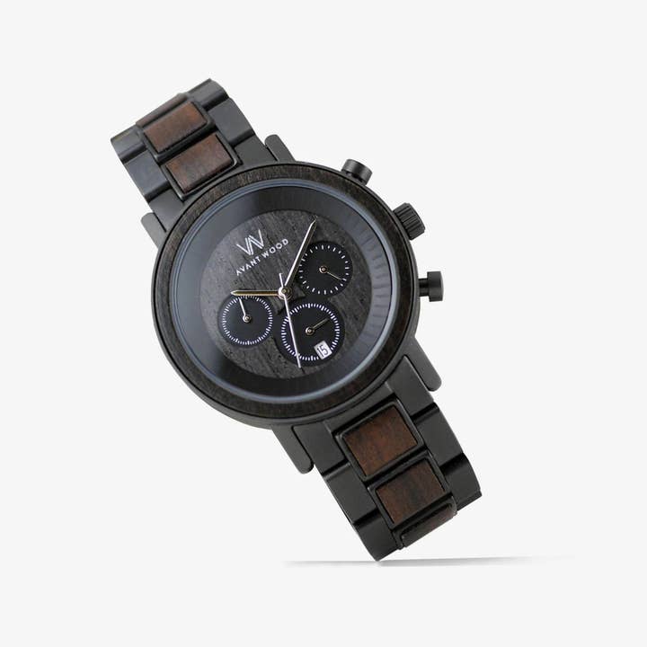 AvantWood – wholesale Armbandsur - Herr – Explorer - Gun Metal - Herrklocka