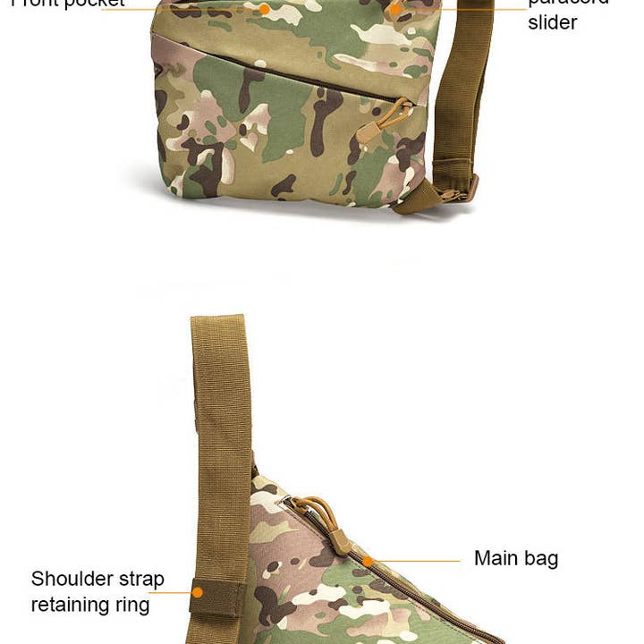 VIGOR - Vente Sac à bandoulière – unisexe - Sac de poitrine à bandoulière antivol, sac de transport dissimulé, aisselles cachées5