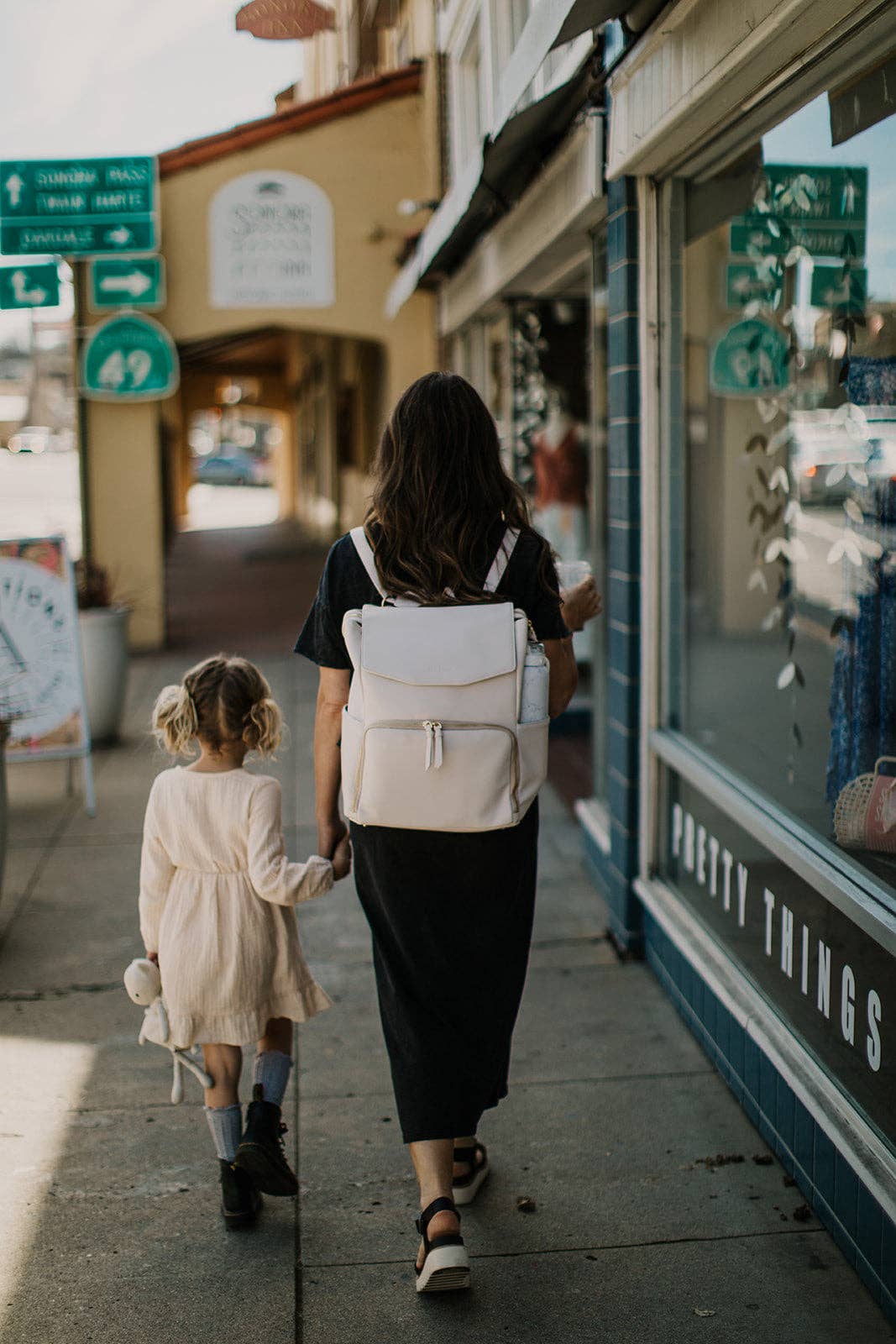 Rori & Rose - Wholesale Diaper Bag - Baby - Aurora Mom Bag with Wet Dry Bag and Hooks8