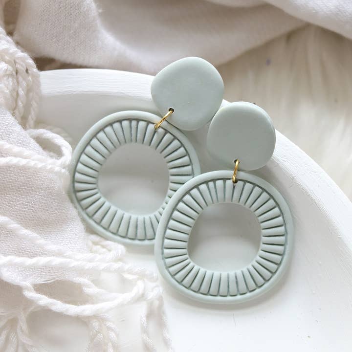 Petal & Posy - Wholesale Dangle Earrings - Cirque Polymer Clay Earrings | Choose Your Colour4