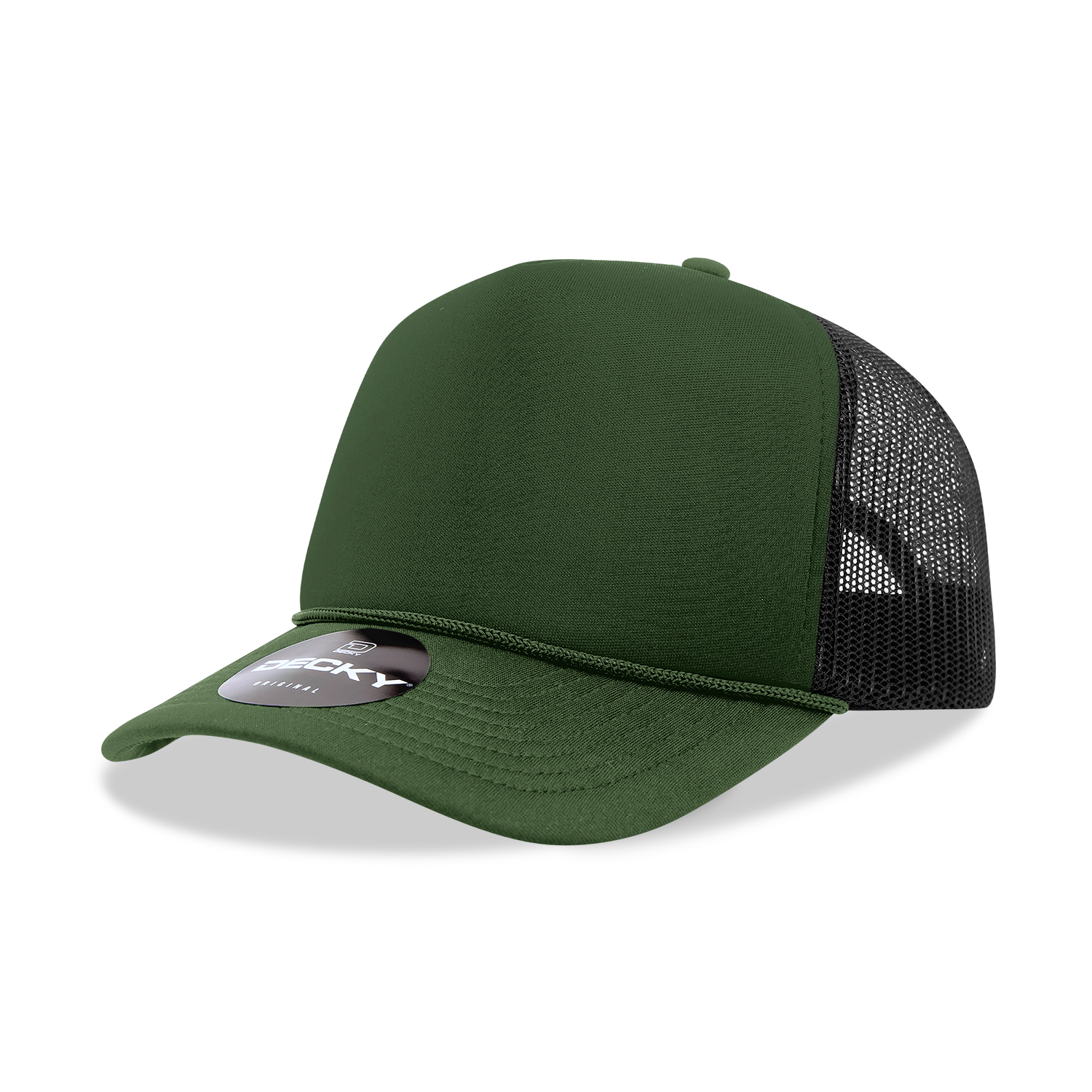 The Park Wholesale - Wholesale Trucker Hat - Unisex - Decky 6025 - Mid Profile, 5 Panel Foam Trucker Hat - 602555