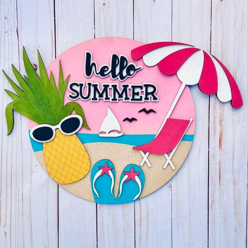 Denton Cove - Wholesale DIY Craft Kit - Hello Summer Beach DIY Craft Kit3
