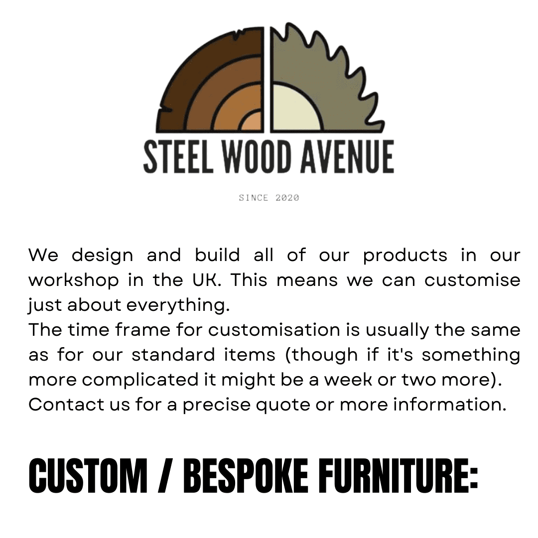 Steel Wood Avenue – wholesale Wall-mounted shelf – Rustic Deep Floating Shelf with Hidden Brackets - 30cm x 3.4cm9