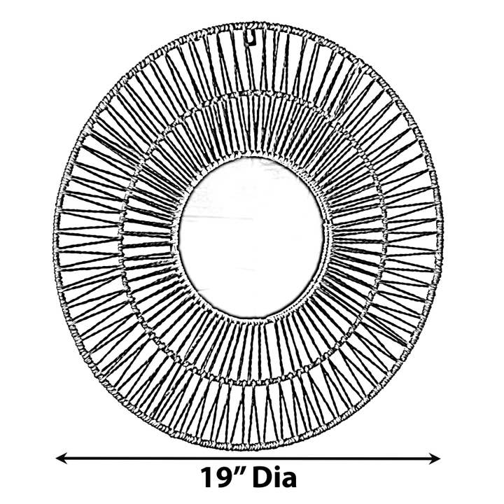 Quickway Imports - Wholesale Wall Mirror - Modern Decorative Round Hanging Wall Mirror5