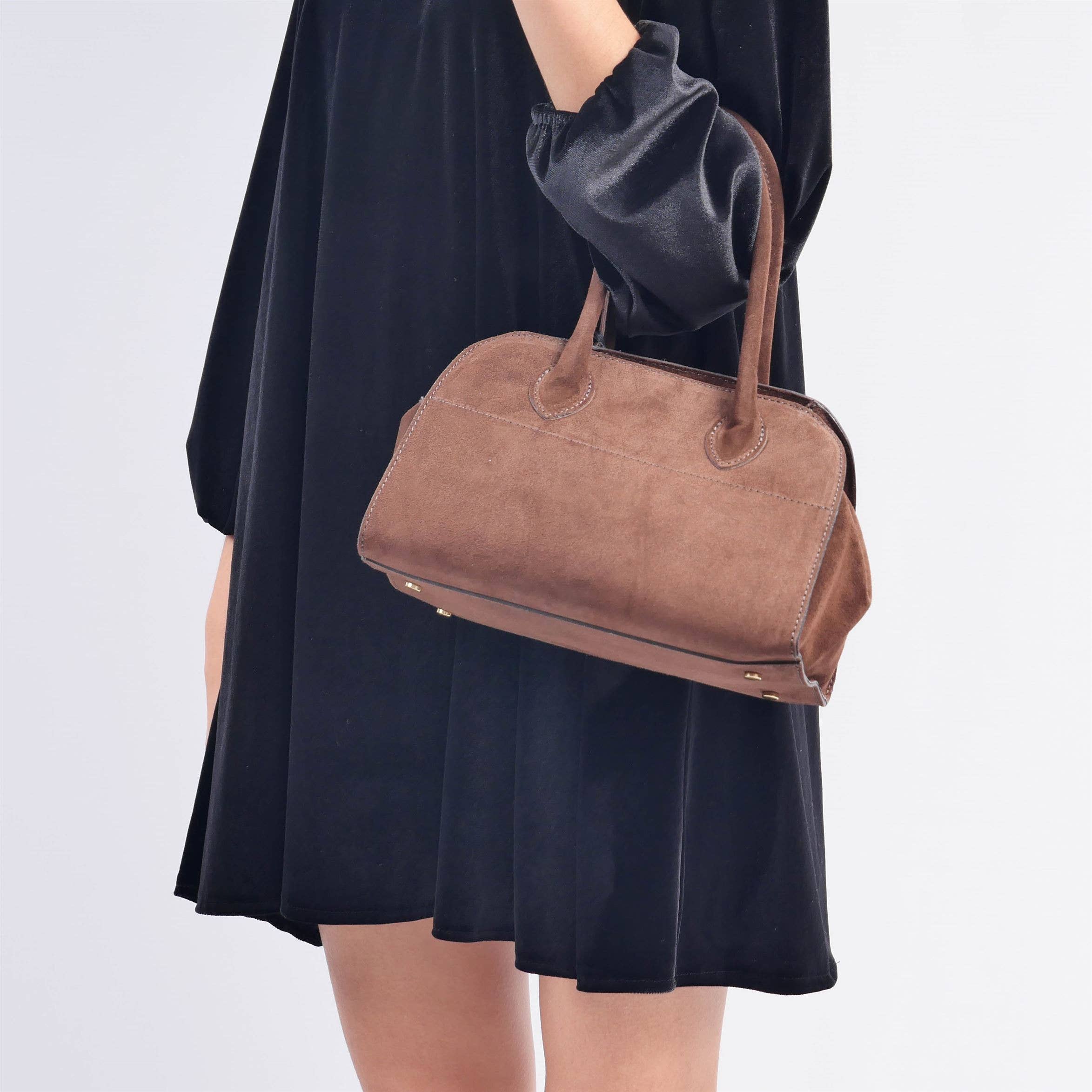 Cecile Wang – Großhandel Kleid – Damen – Kurzes Samtkleid mit langen Ärmeln TDM57822-35