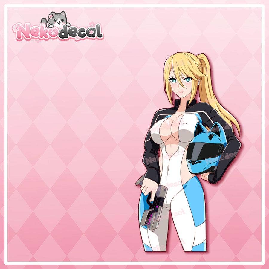 Nekodecal - Wholesale Sticker - Biker Waifu Stickers7