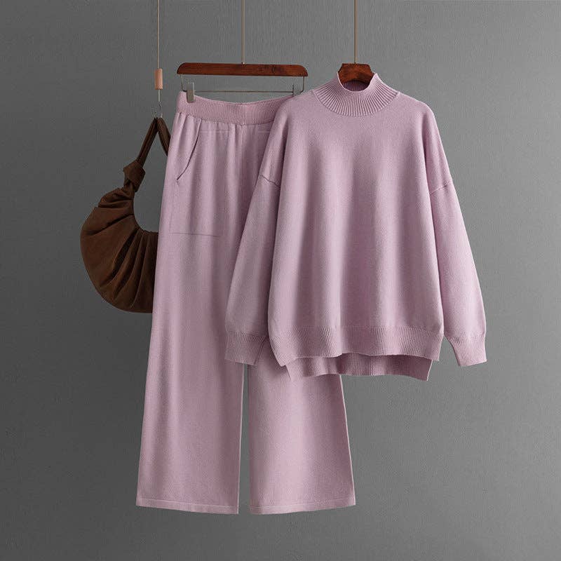 Marayn - Wholesale Lounge Set - Women's - Chic Knit Set Modern Style Cozy Comfort0