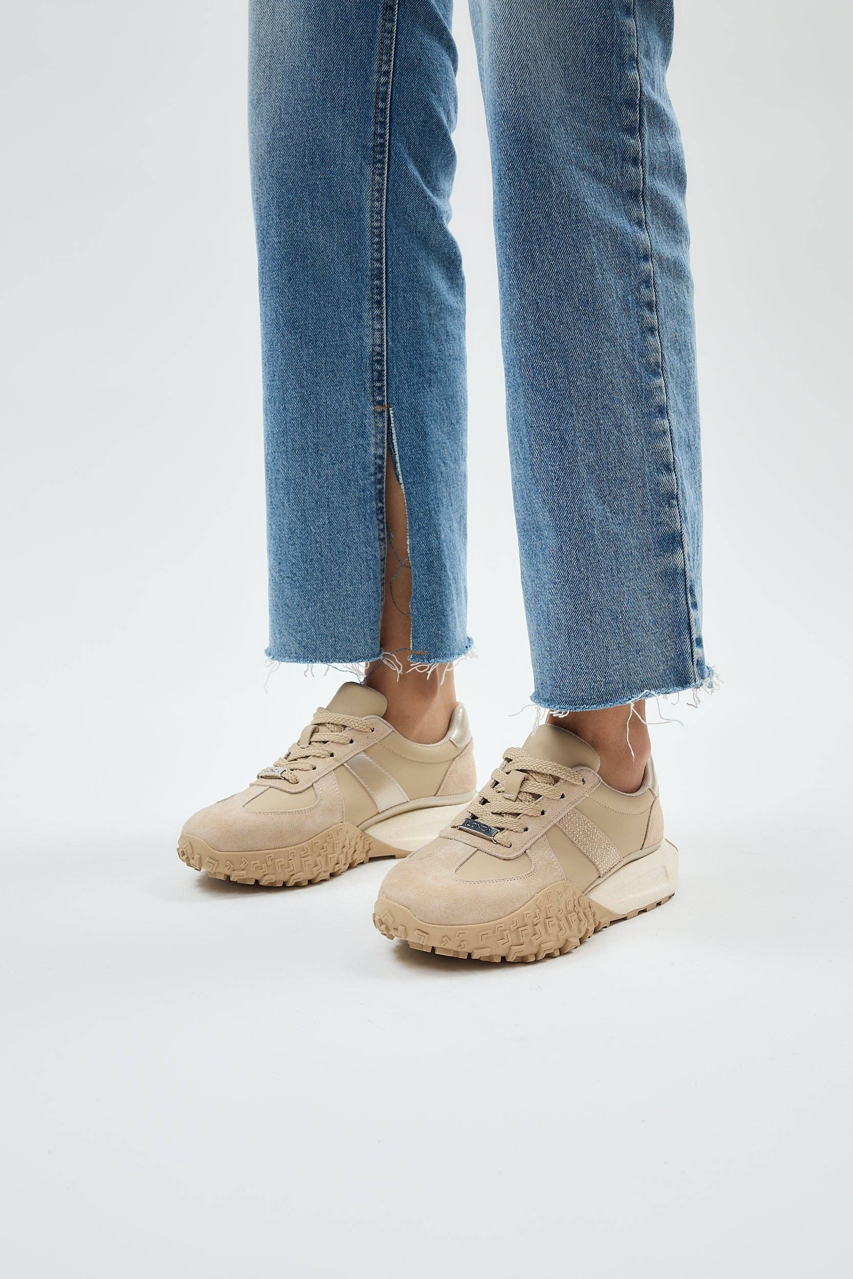 LONZA SHOES - Vente Baskets tendance – femme - Lenora Beige5