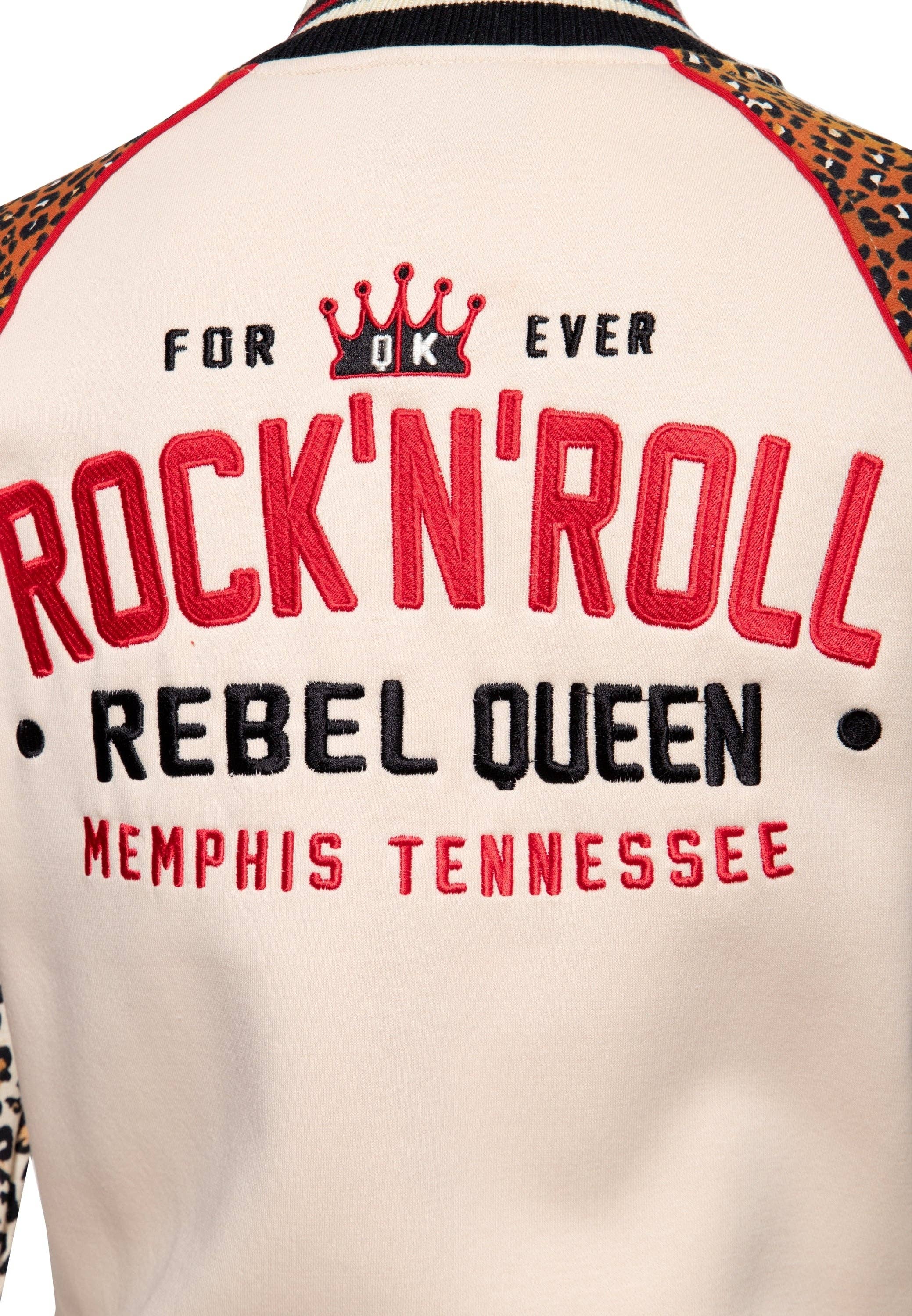 KING KEROSIN - Wholesale Varsity/Baseball Jacket - Women's - Rock and Roll Rebel Queen College Jacket4