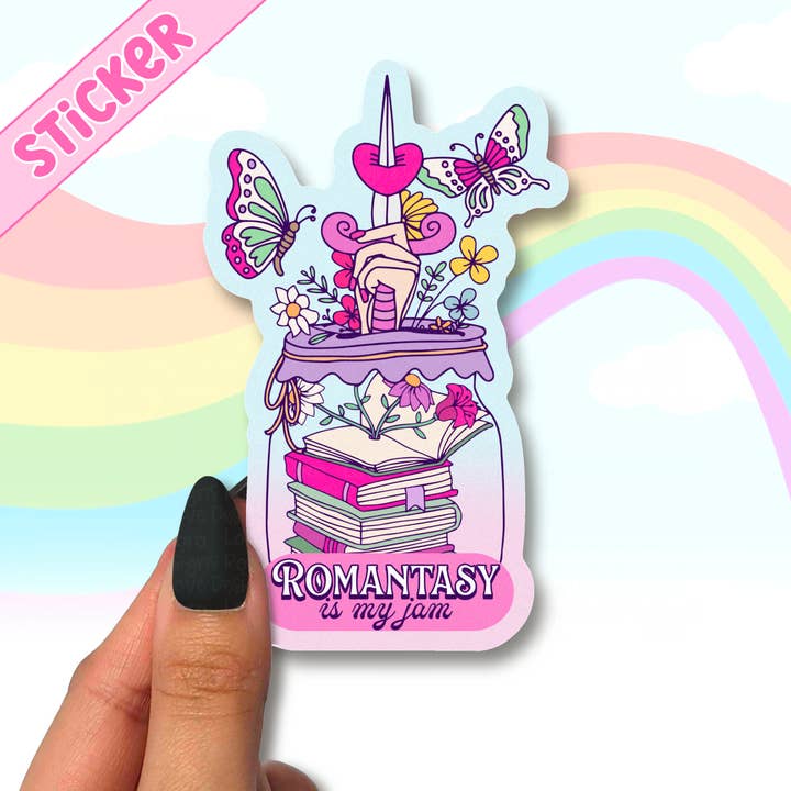 Romantasy-læsere bogklubklistermærke til Kindle for engroshandel hos RoroDesignsLove