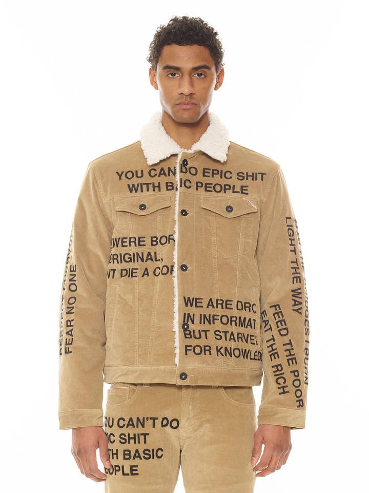 BEIGE VESTE EN JEAN TYPE II BEIGE en vente sur Faire