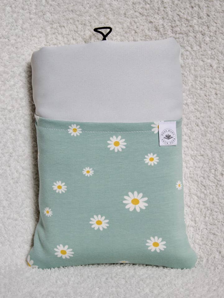 Booksleeve "Blue flowers" for wholesale by BookBijou