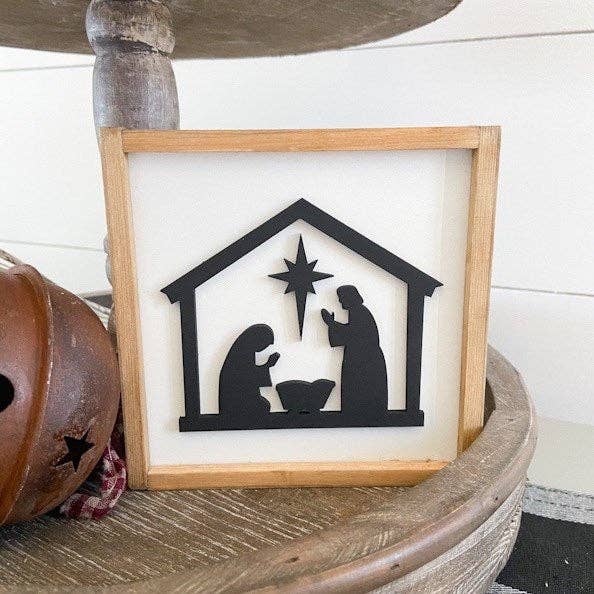 Nail and Hook Laser Cut Home Decor - Wholesale Sign - Christmas Mini Signs7