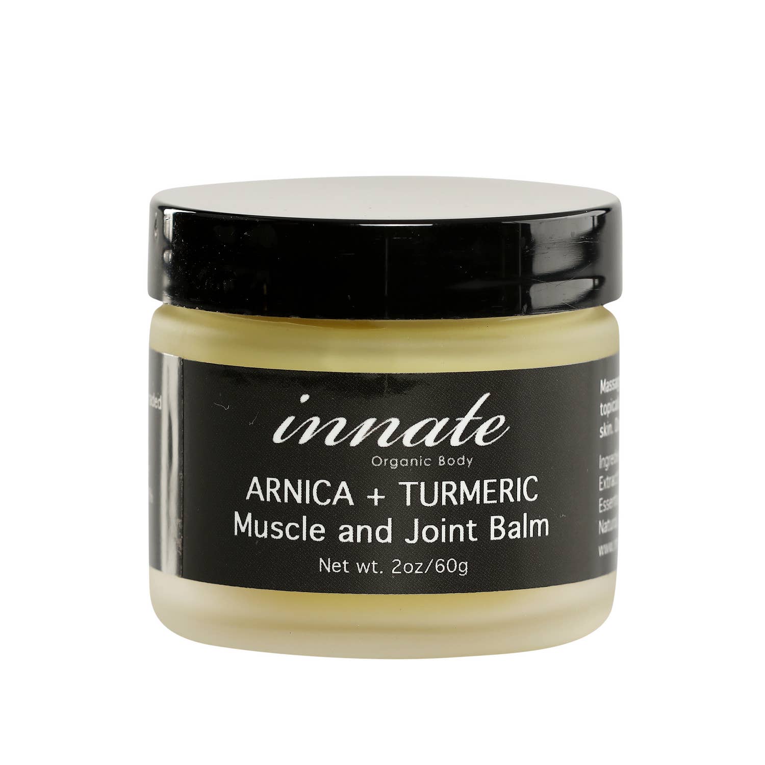 Innate Organic Body - Wholesale Healing Salve/Balm/Cream - Arnica + Turmeric Muscle and Joint Balm (Non-CBD)