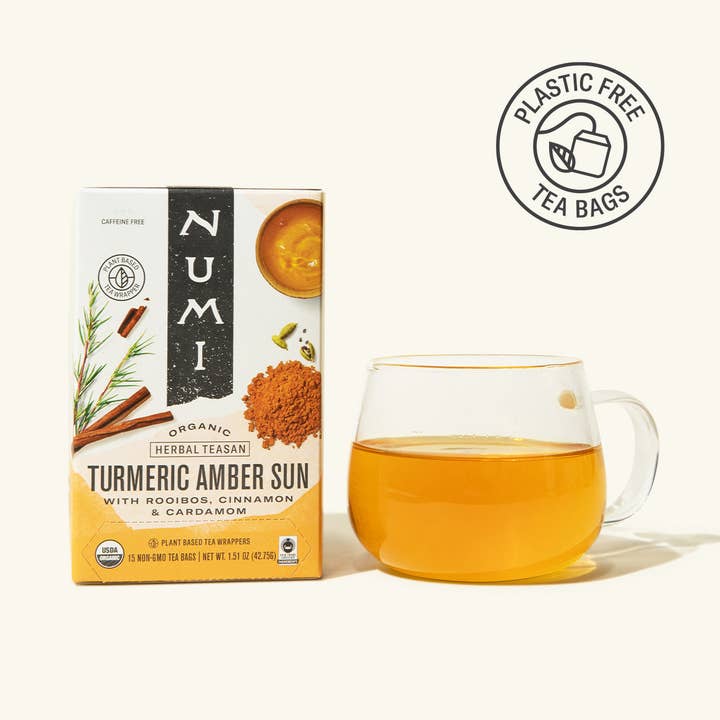 Turmeric Amber Sun (6 18-count boxes) for wholesale by Numi Tea