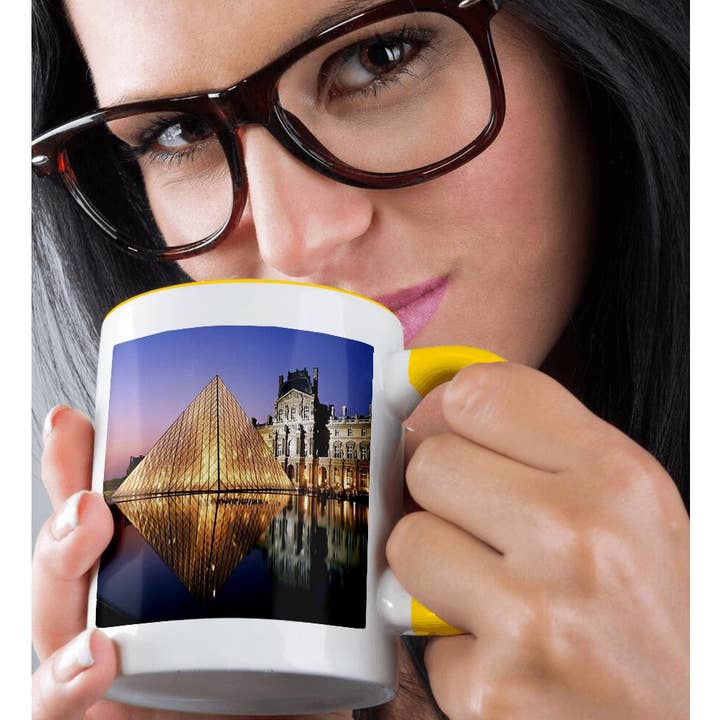 3dRose - Wholesale Coffee Mug - 3dRose, The Louvre At Night, Mug1