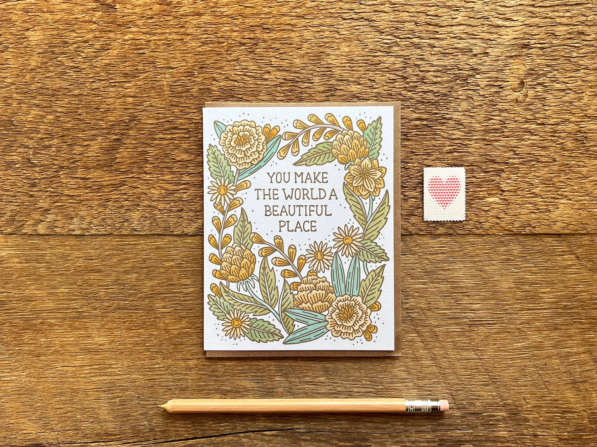 Noteworthy Paper & Press - Wholesale Love Card - Beautiful World Card1