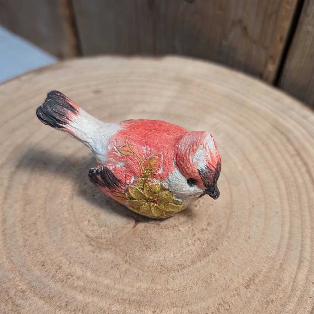 A.T. Imports - Wholesale Decorative Figurine - Cardinal with Flower Accent1